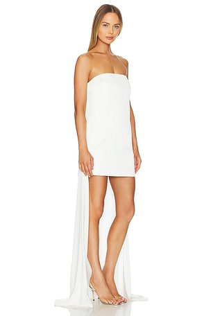 The New Arrivals by Ilkyaz Ozel Solne Mini Dress in White