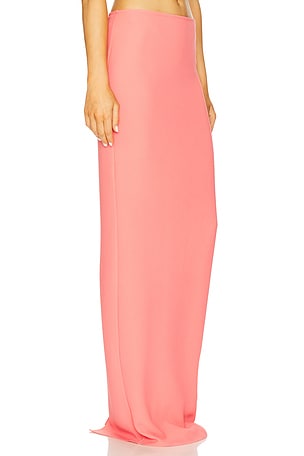 The New Arrivals by Ilkyaz Ozel Zada Skirt in Coral