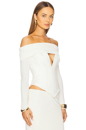 The New Arrivals by Ilkyaz Ozel Kismet Top in White