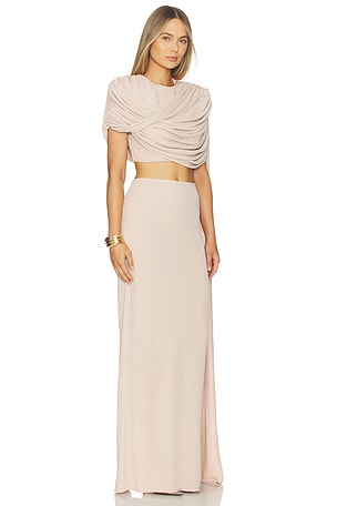 The New Arrivals by Ilkyaz Ozel Khara Top in Neutral