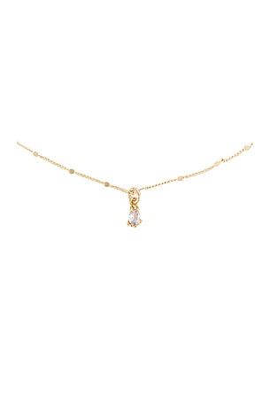 Natalie B Jewelry Elsa Necklace in Metallic Gold