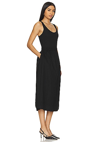 Nation LTD Sadelle Midi Dress in Black