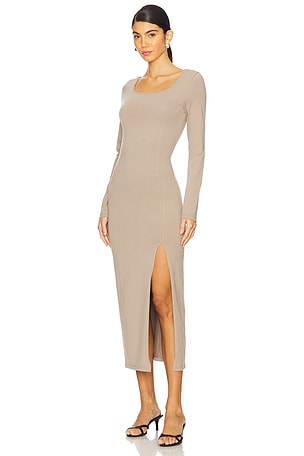 Nation LTD Alma Column Dress in Nude