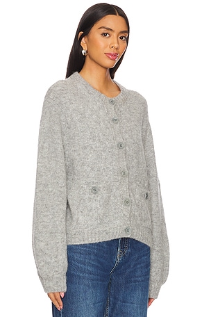 Nation LTD Tessa Cardigan in Light Grey