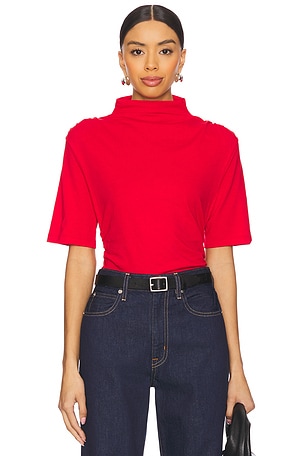 Reed Mock Neck Top Nation LTD