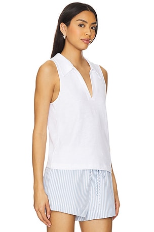 Nation LTD Roberta Collared Tank in White
