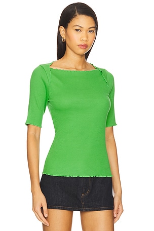 CAMICETTASNOB 売れ筋商品|||カミセッタスノーブ Tシャツ トップス レディース Polo shirts Green Essential Silk Shirt at Equipment