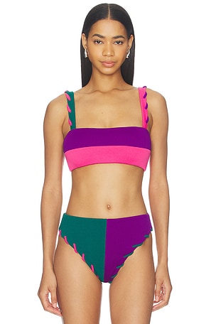 Contour Colorblock Bikini Top Nau Bikinis