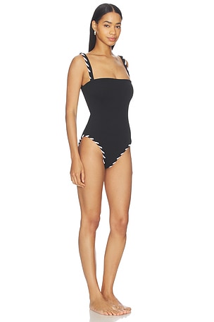 Nau Bikinis Contour One Piece in Black. Size M. Also