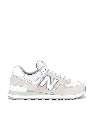 New Balance 574 in Summer Fog \u0026 White | REVOLVE