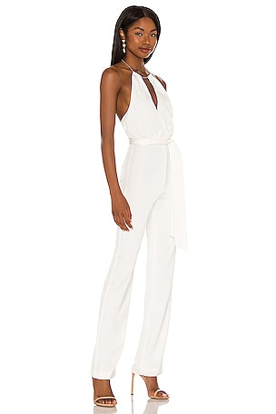 NBD Maika Jumpsuit in Ivory