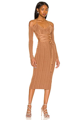 Stasia Halter Rib Dress NBD