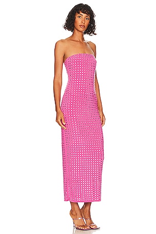 NBD James Midi Dress in Pink