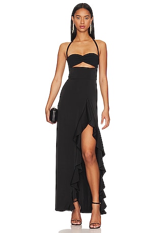 BCBGMAXAZRIA Leandra Dress in Black REVOLVE