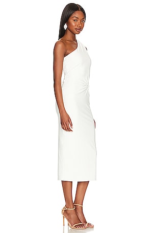 NBD Honey Midi Dress in Ivory