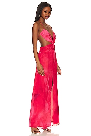 NBD Tilly Maxi Dress in Fuchsia