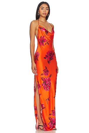 NBD Nicolette Gown in Orange