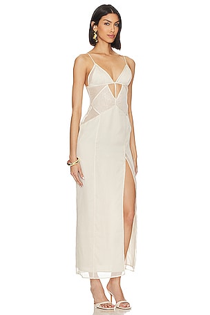 NBD Mika Maxi Dress in Ivory