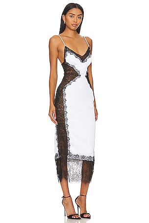 NBD Lilia Midi Dress in White