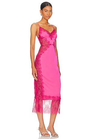 NBD Lilia Midi Dress in Pink