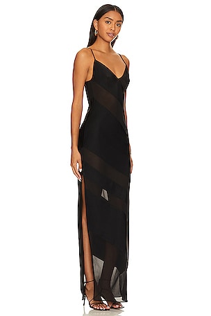 NBD Ellery Maxi Dress in Black