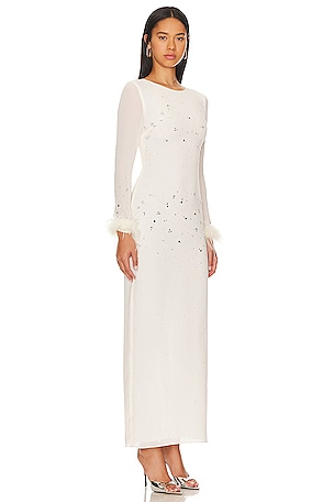 NBD Ginevra Maxi Dress in Ivory