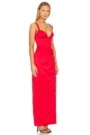 NBD Elodie Maxi Dress in Red