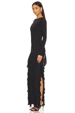 NBD Daphne Maxi Dress in Black