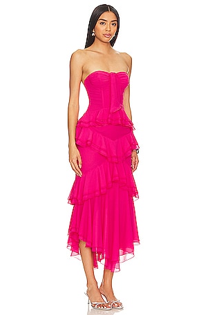 NBD Sarita Gown in Fuchsia