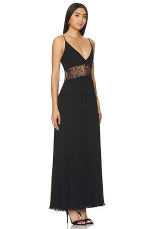 NBD Cambrie Maxi Dress in Black