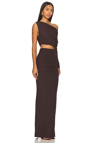 NBD Yahaira Maxi Dress in Brown