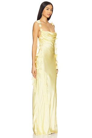NBD Inaya Gown in Yellow