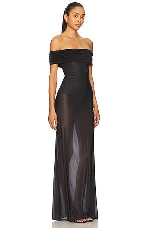 NBD The Lucia Maxi Dress in Black