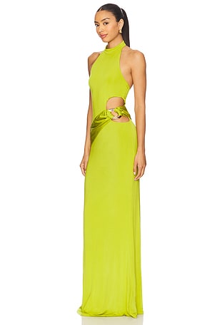 NBD The Evanna Gown in Green. Size XXS. Also