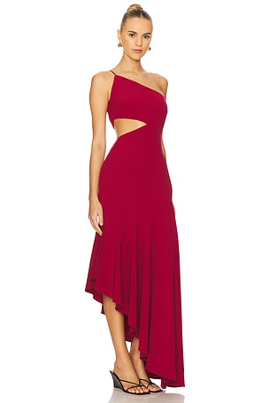 Nbd vestido lucenda en color Borgoña