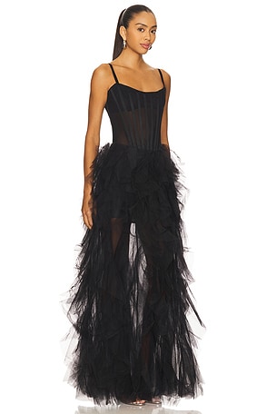 NBD Nellie Gown in Black