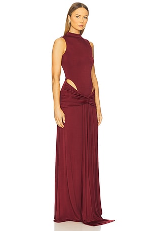 NBD Imari Gown in Burgundy