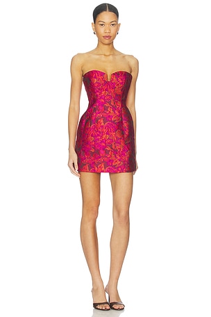 NBD Nora Mini Dress in Red. Size XXS. Also