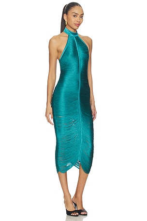 NBD Nargis Midi Dress in Teal