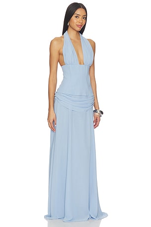 NBD ROBE DE SOIRÉE MYRA en Baby Bleu