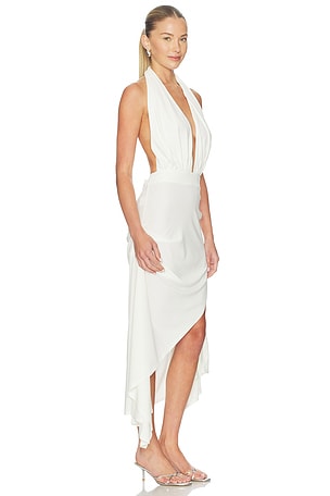NBD Amreen Midi Dress in White