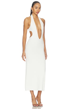 NBD Fenrik Knit Dress in Ivory