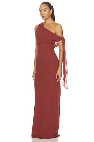 NBD Saachi Gown in Rust