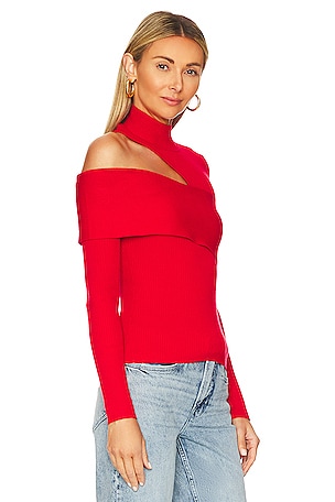 NBD Kiera Sweater in Red