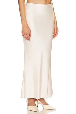 NBD Neveah Maxi Skirt in Ivory
