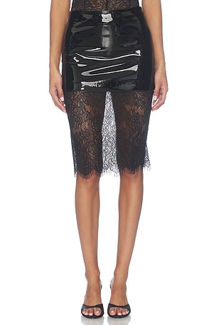 X Hannah Lizzy Indrani Midi Skirt NBD