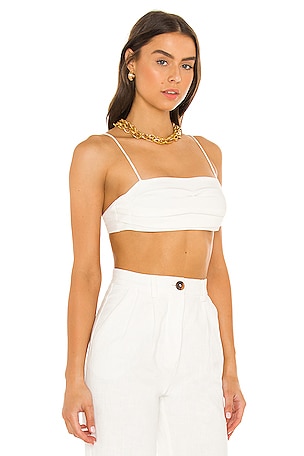 NBD Sheela Crop Top in White