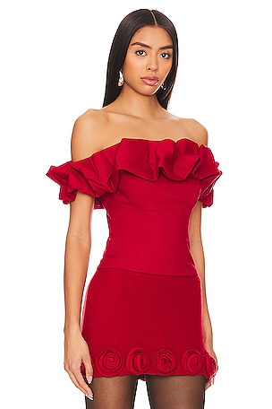 NBD Aurelie Top in Red