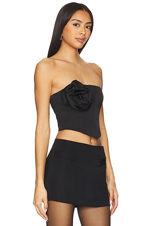 NBD Chiara Bustier Top in Black