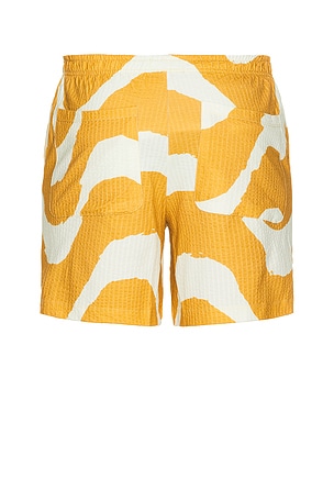 Nikben Wavy Shorts in Mustard